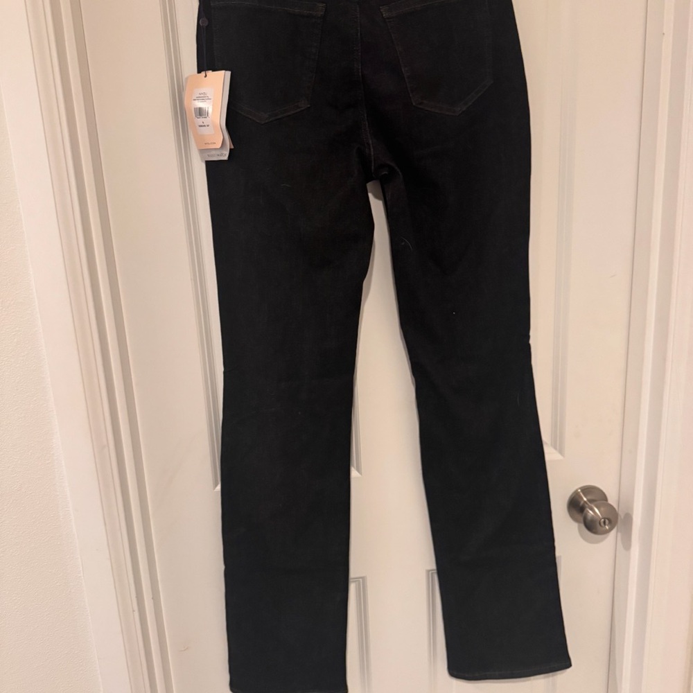 NYDJ Women's Classic Black Straight Leg Jeans